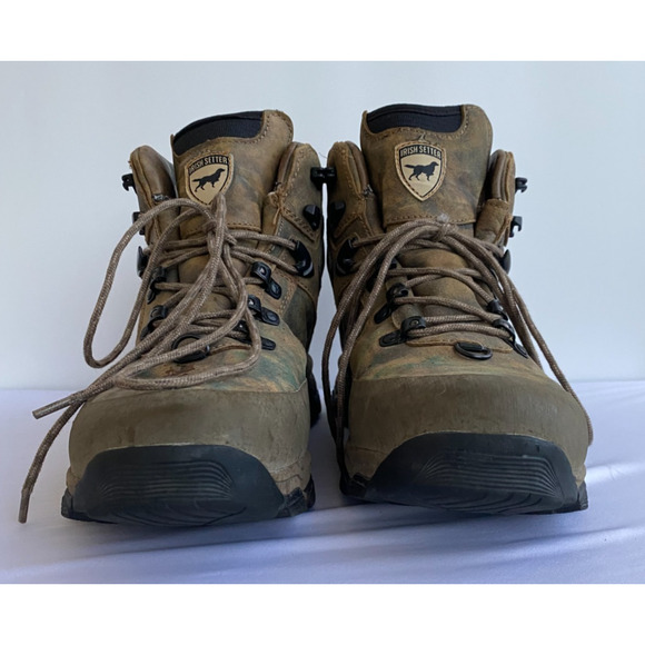 Irish Setter 2700 Pinnacle 7” Waterproof Leather Field Camo Boots sz 10 D $230 main image 9